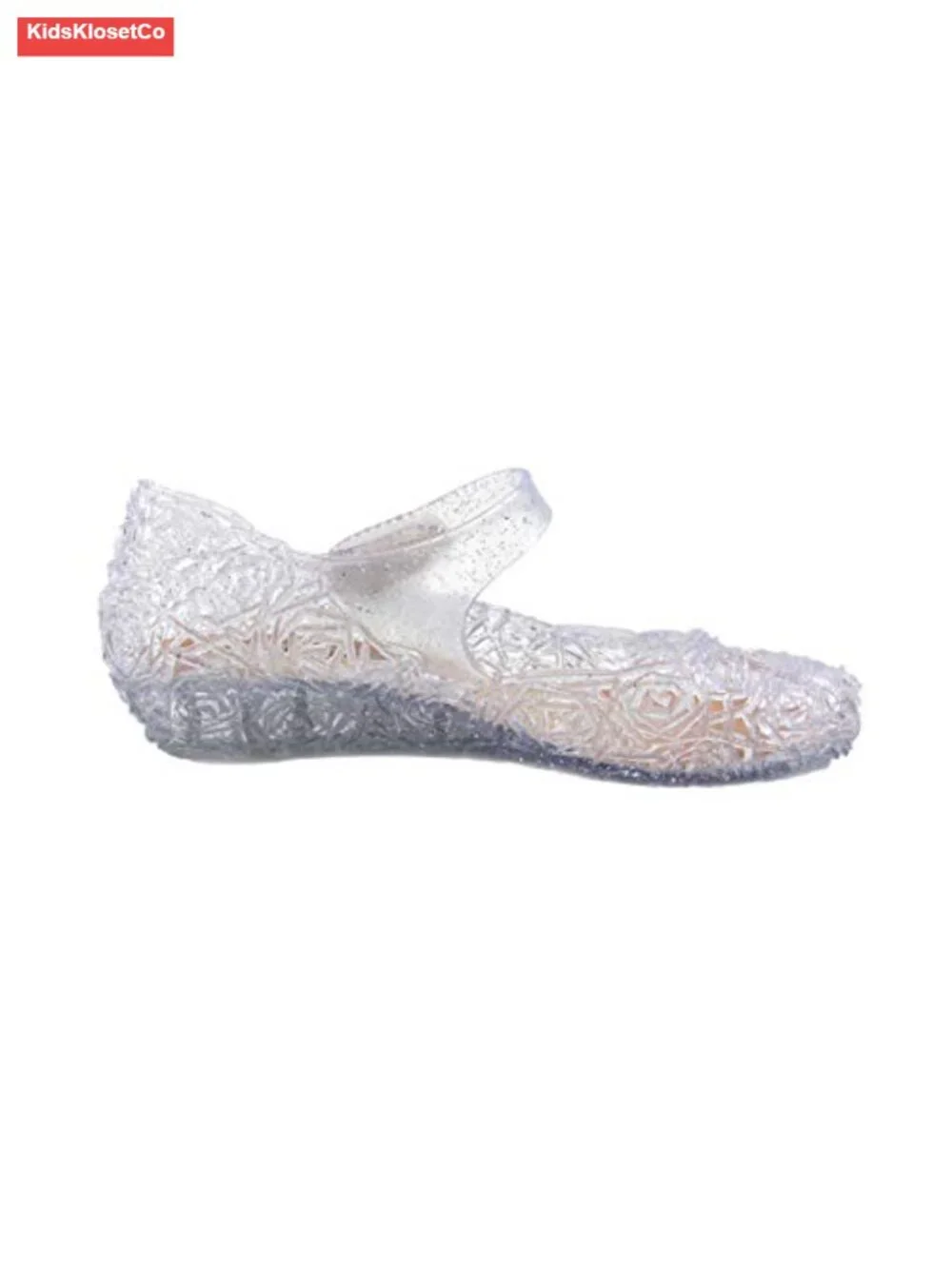 Jelly Flats Princess Mary Jane Dress Up Shoes for Little Girls
